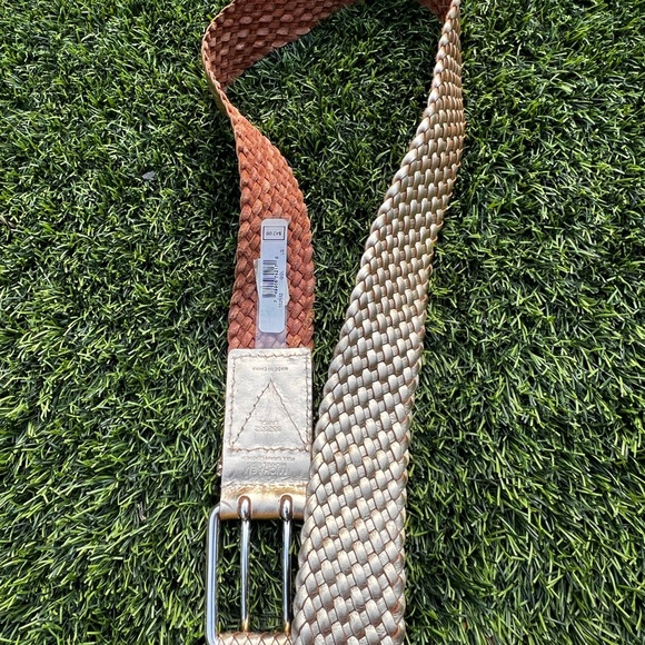 Michael Kors gold weave belt size large - Picture 3 of 4